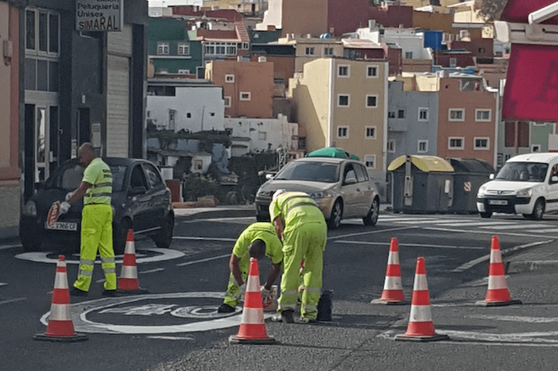 Imagen de los trabajos (Foto TA)